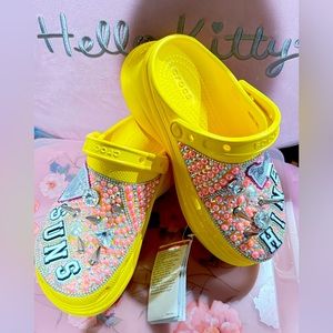 customized ray of sunshine mega crocs